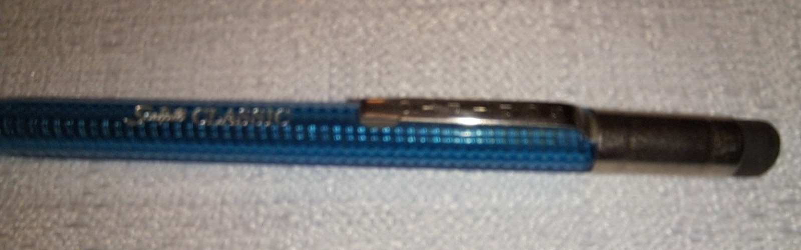 Mod Scripto Vintage Transparent Blue – USA Made Mechanical Pencil