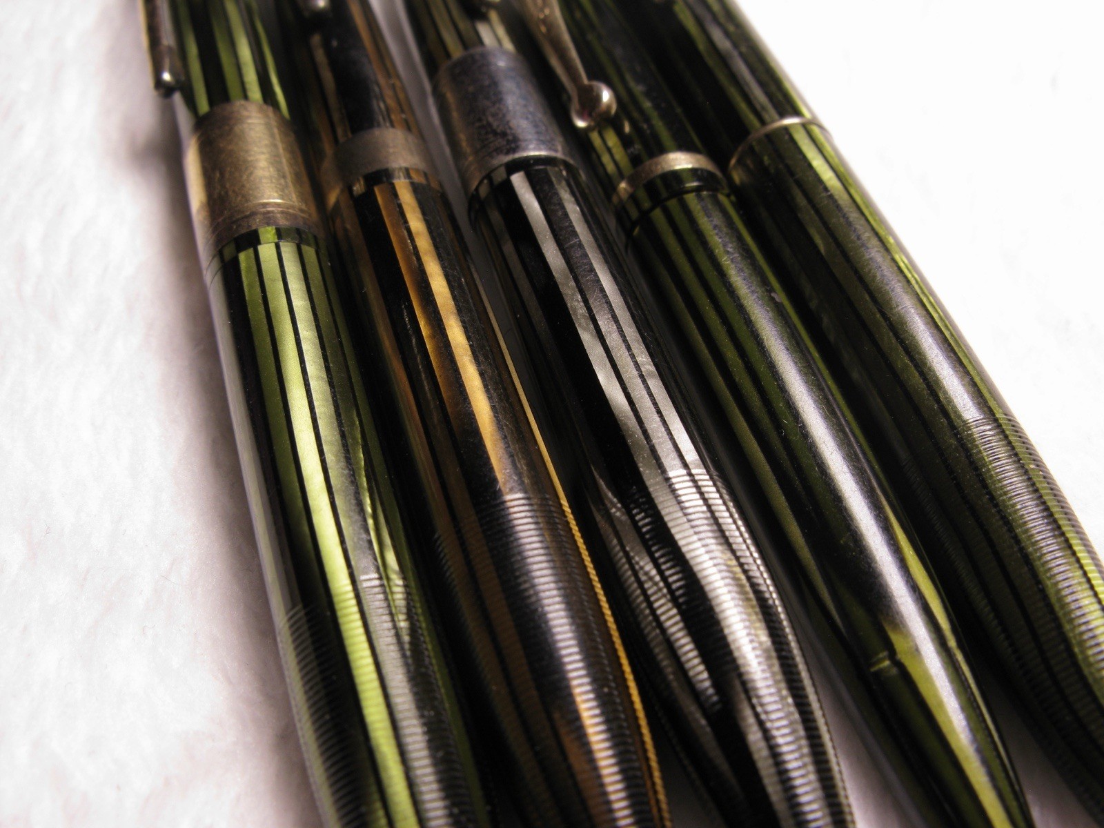 Sheaffer’s Working Mechanical Pencils 0.9mm Lot of 5 Striped