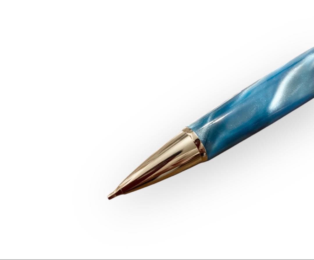 Zebra Regalia M Mechanical Pencil Blue Marble Pattern 0.5mm Discontinued