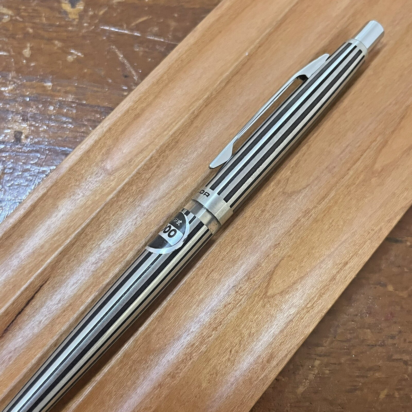 Sailor Cassette Mechanical Pencil Black Stripe Made in Japan