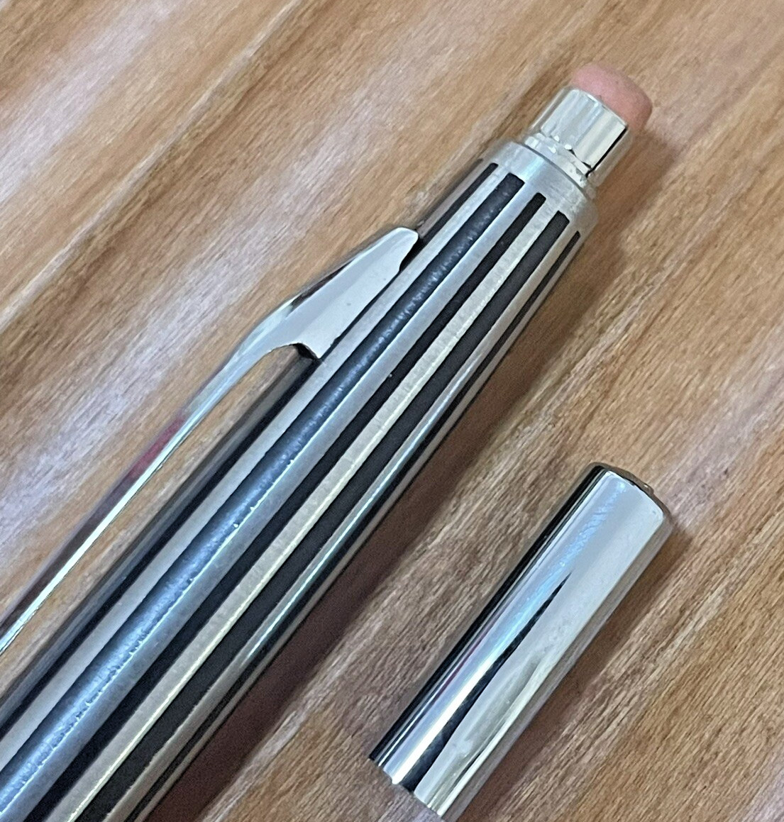 Sailor Cassette Mechanical Pencil Black Stripe Made in Japan