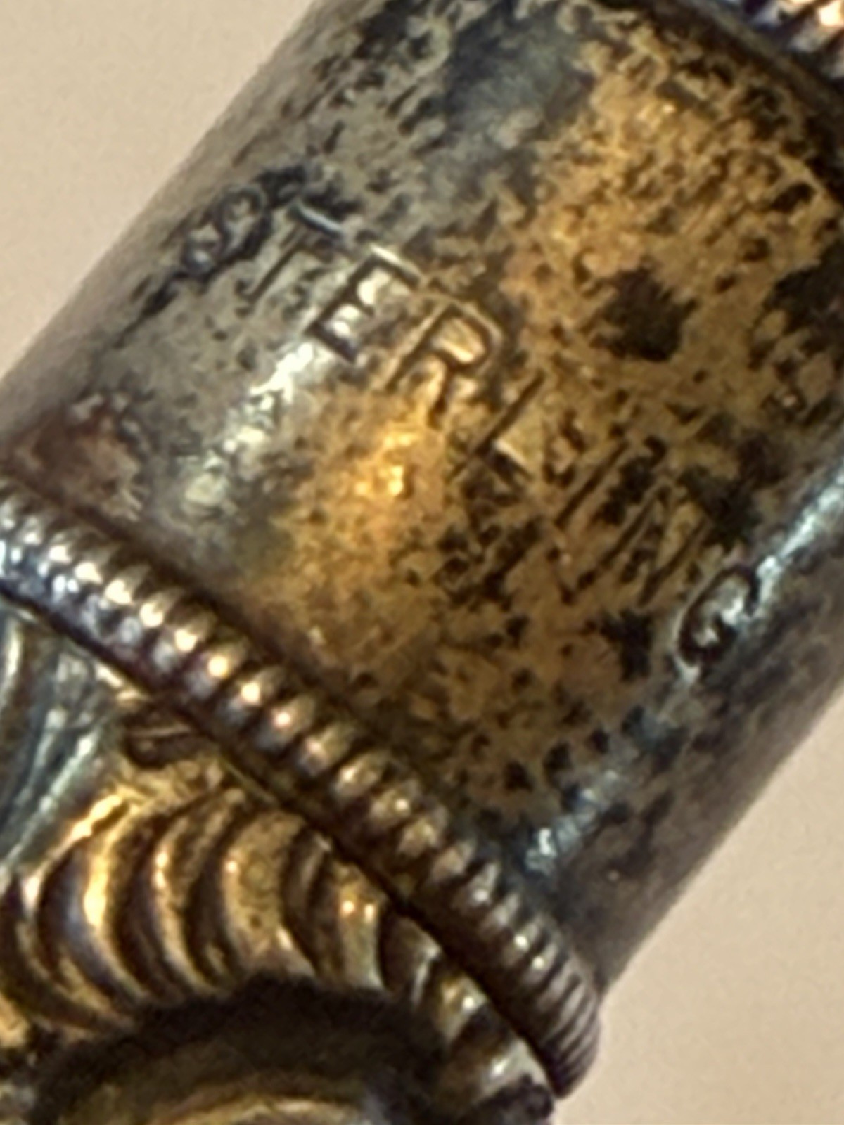 Antique Sterling Silver Ornate Mechanical Pencil 1800’s Filigree Detailed – NICE