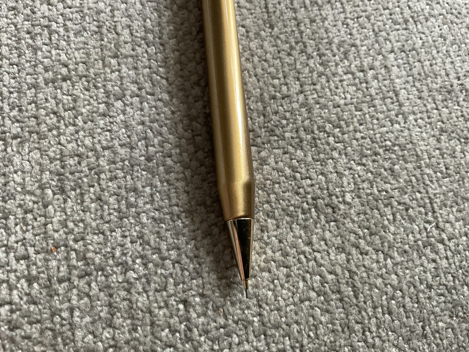 CENTENNIAL Gold tone Mechanical Pencil With Red velvet Case See Pics Vintage