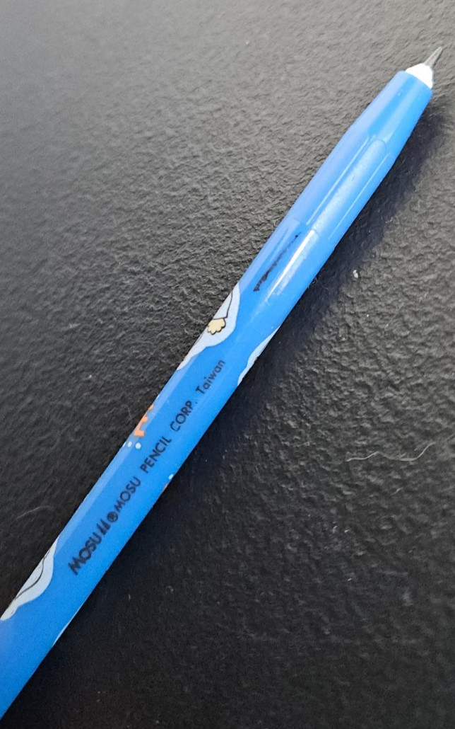 KARATE, ANIME MECHANICAL PENCIL. MOSU PENCIL CO. TAIWAN