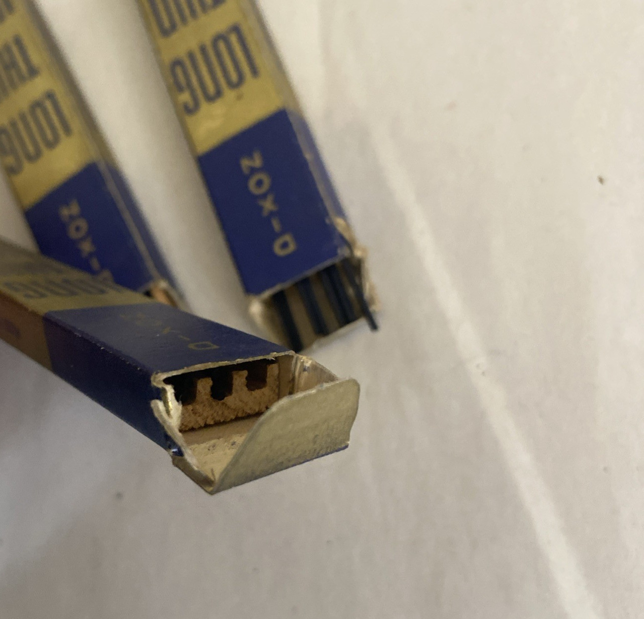 Lot of 3 Vintage DIXON 1.1mm BLUE Mechanical Pencil Lead USA