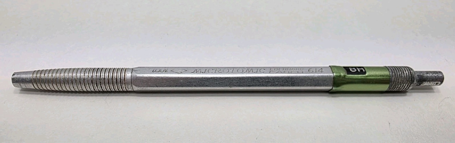 Vintage Eberhard Faber Microtomic 614 Mechanical Pencil Aluminum USA Rare 70’s
