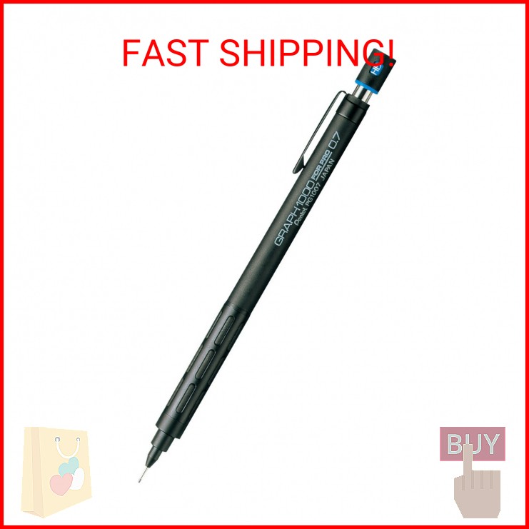 Pentel Mechanical Pencil, Graph 1000 for Pro, for Draft, 0.7mm (PG1007)