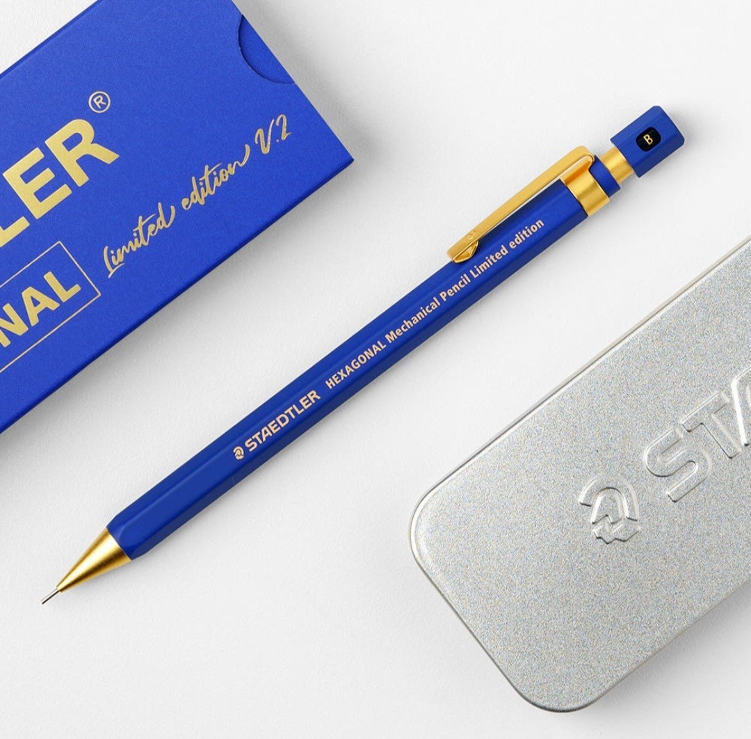 Staedtler Hexagonal Mechanical Pencil 0.5mm Version 2 Deep Blue Limited Edition
