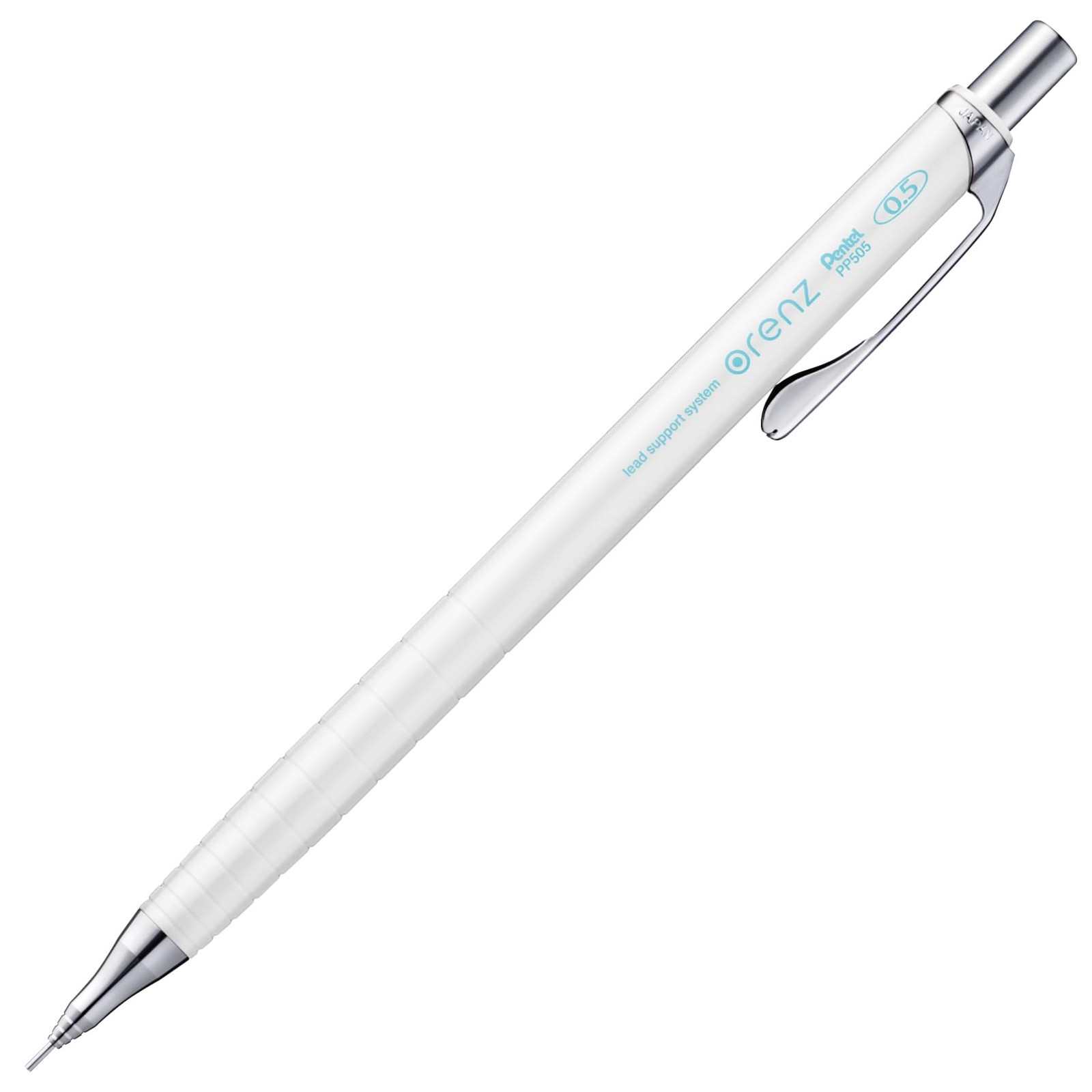 Pentel Orenz 0.5mm Mechanical Pencil White Navy Blister Pack Writing Instrument