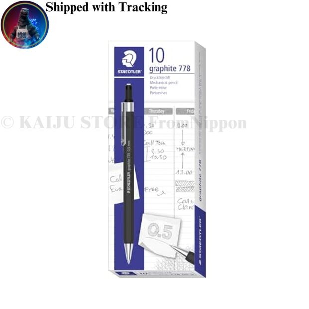 Staedtler Graphite 778 Mechanical Pencil 0.5mm Hex Barrel Cushion
