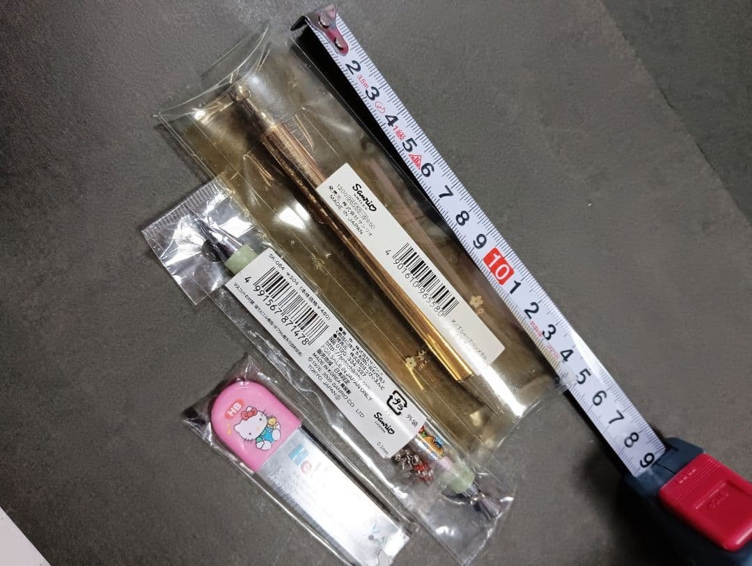 Hello Kitty Mechanical Pencils, 1998 & 2005 Lead Set, Vintage ship From JAPAN◎