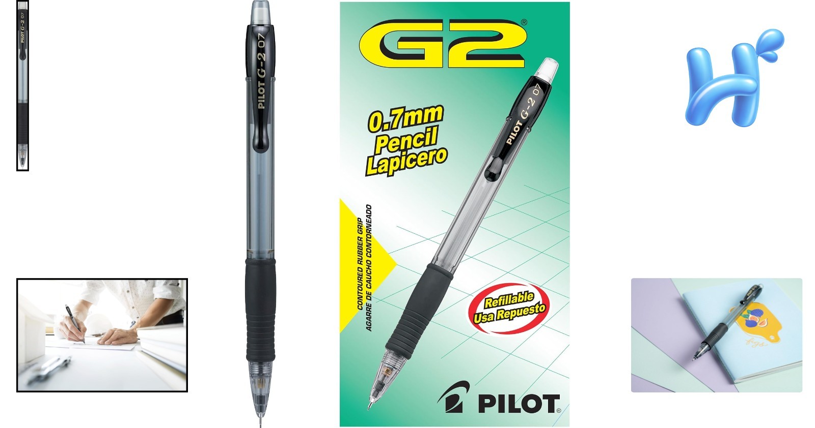Durable 0.7mm Mechanical Pencils Bulk with Ergonomic Grip and Built-in Erasers