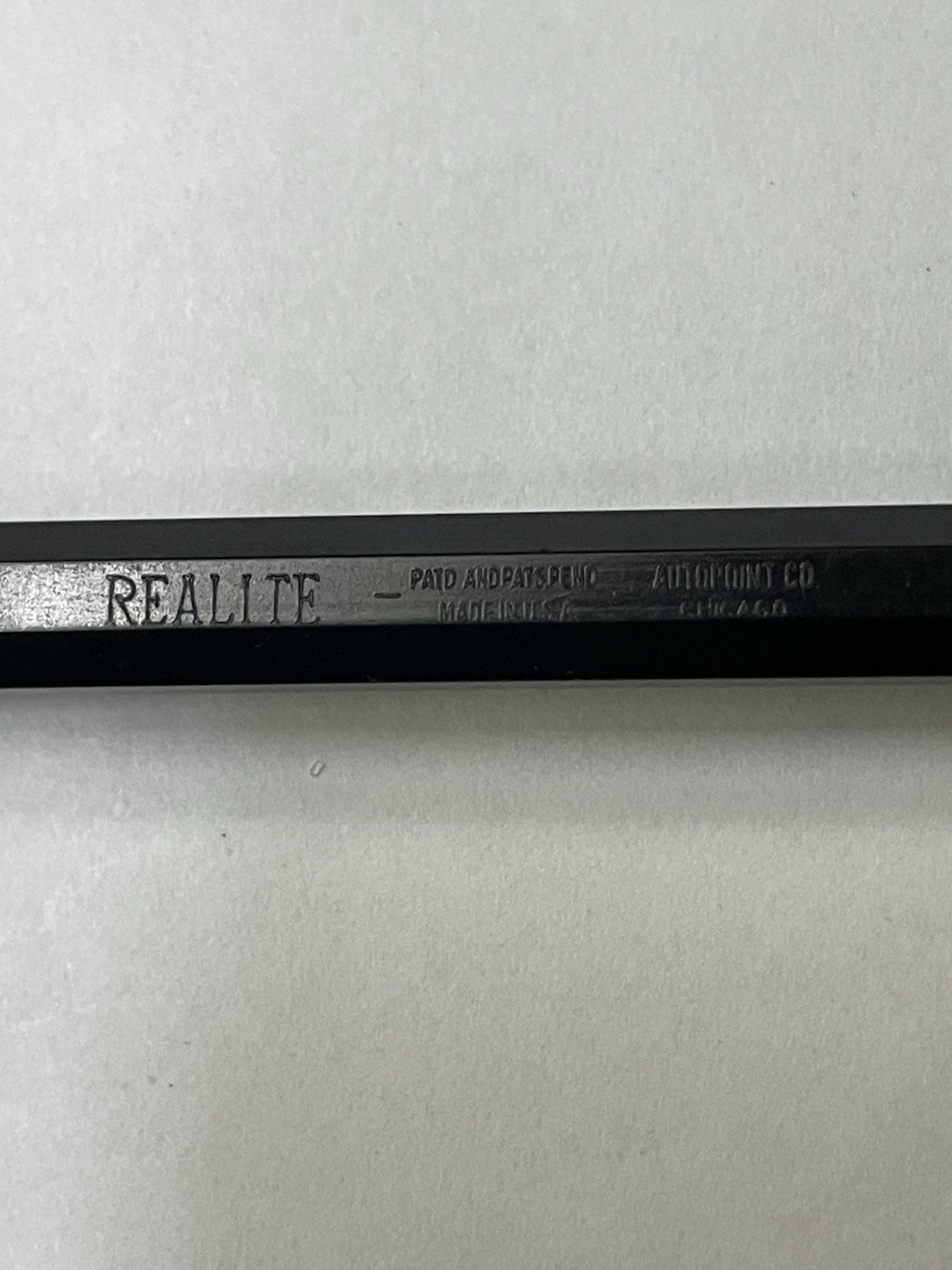 Vintage Realite Mechanical Pencil Red And Black Dual Sided