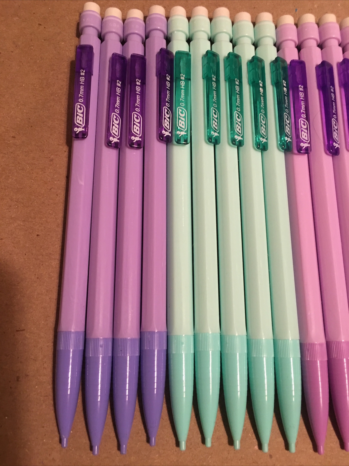 24 pcs Bic Mechanical pencil #2 pastel limited edition extra smooth