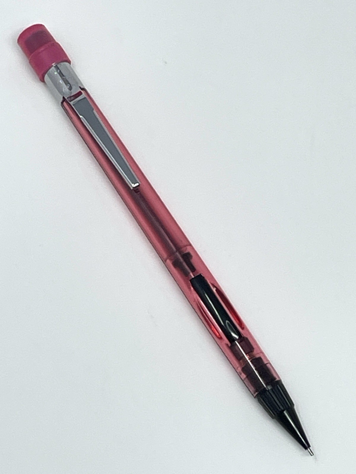 Pentel PD345 Mechanical Pencil 0.5mm Translucent Japan with Extra Lead