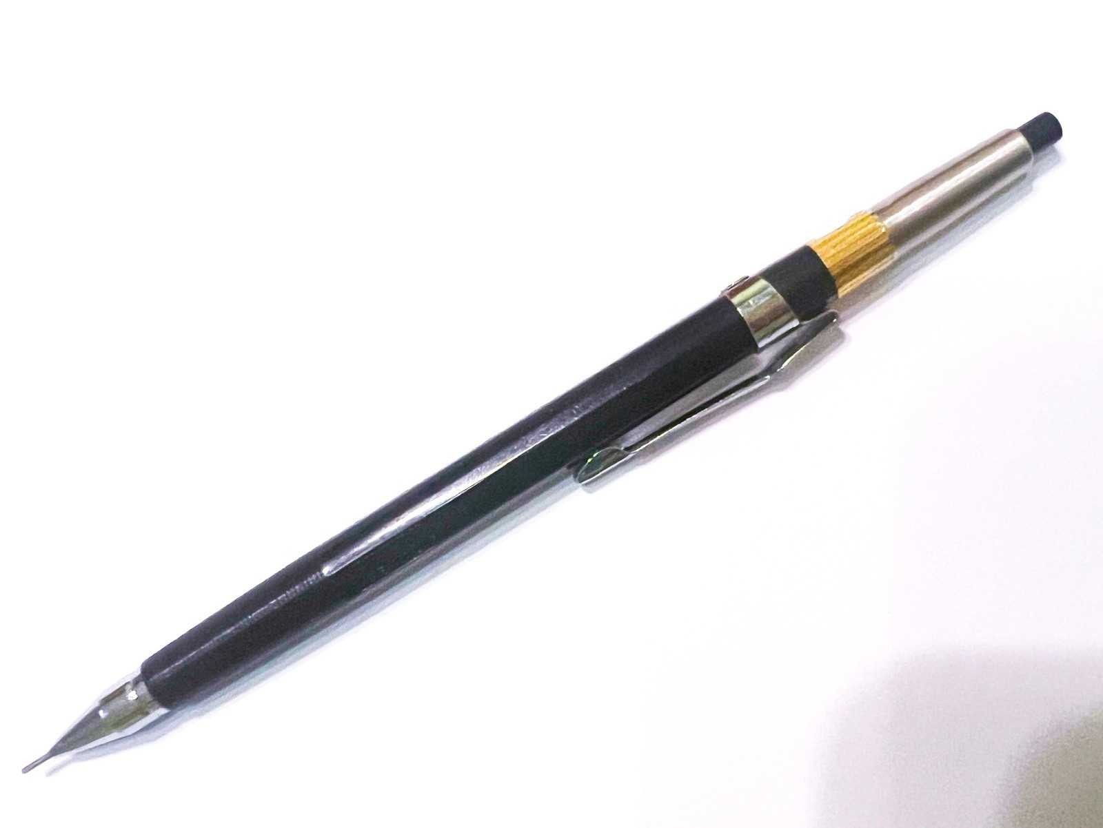 Pentel Pmg Mechanical Pencil 0.3mm Old Version Pg3 1970s Golden Ring