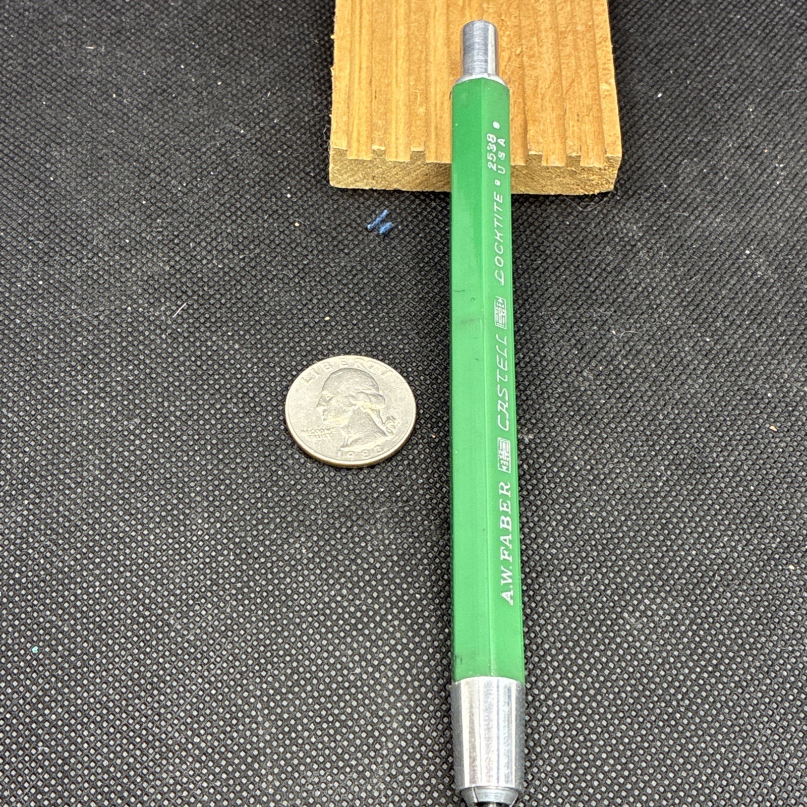 vintage A.W. Faber-Castell Locktite 2538 mechanical pencil Jumbo Green Loc C