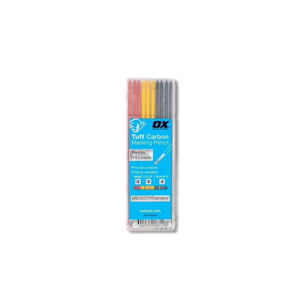 OX Tools Tuff Carbon 5 in L Marking Pencil Replacement Leads 10 pc OX-P503202