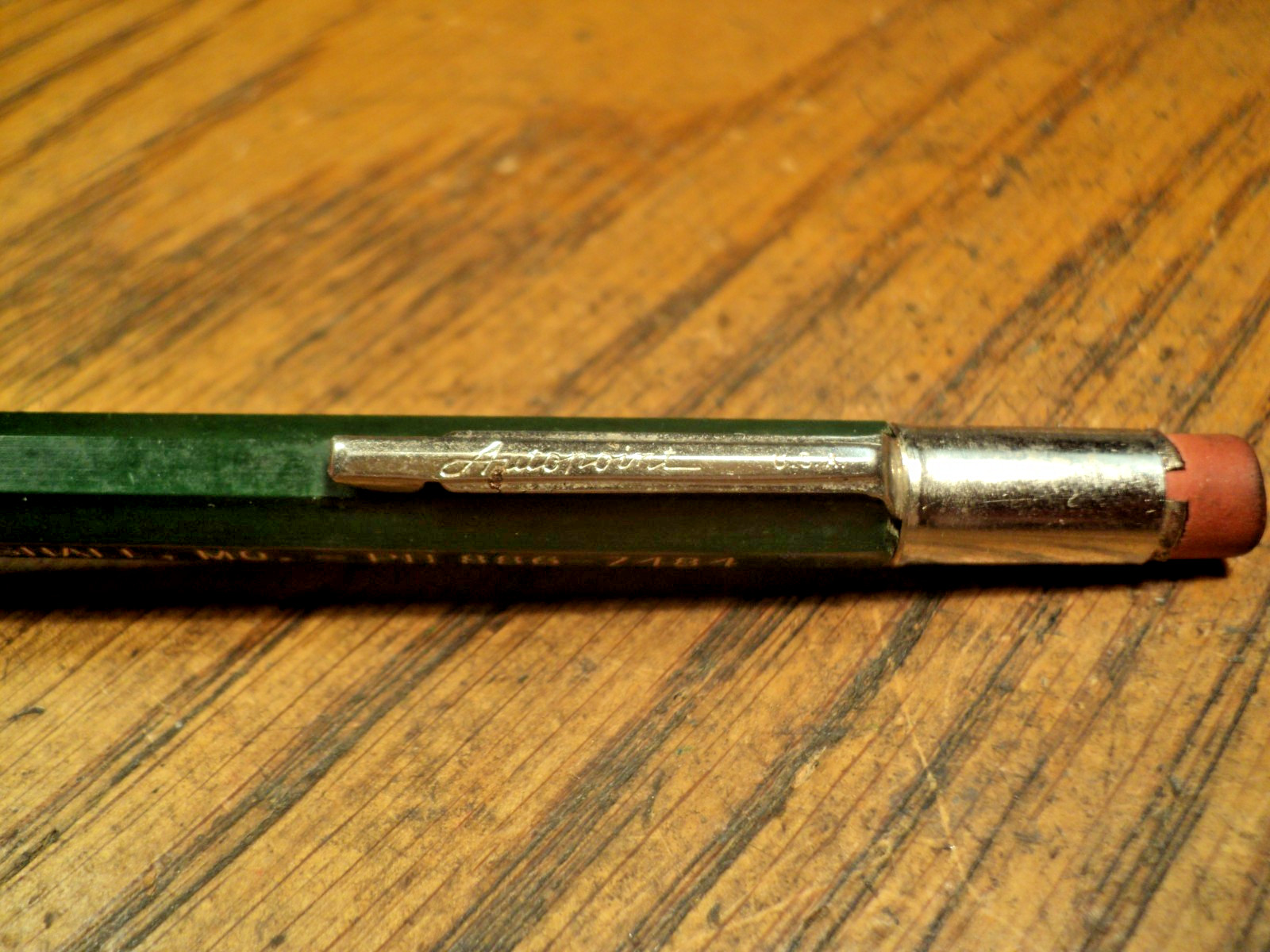 Vintage Autopoint Mechanical Pencil Auto Parts Co Marshall MO 5-5/8″ Long USA