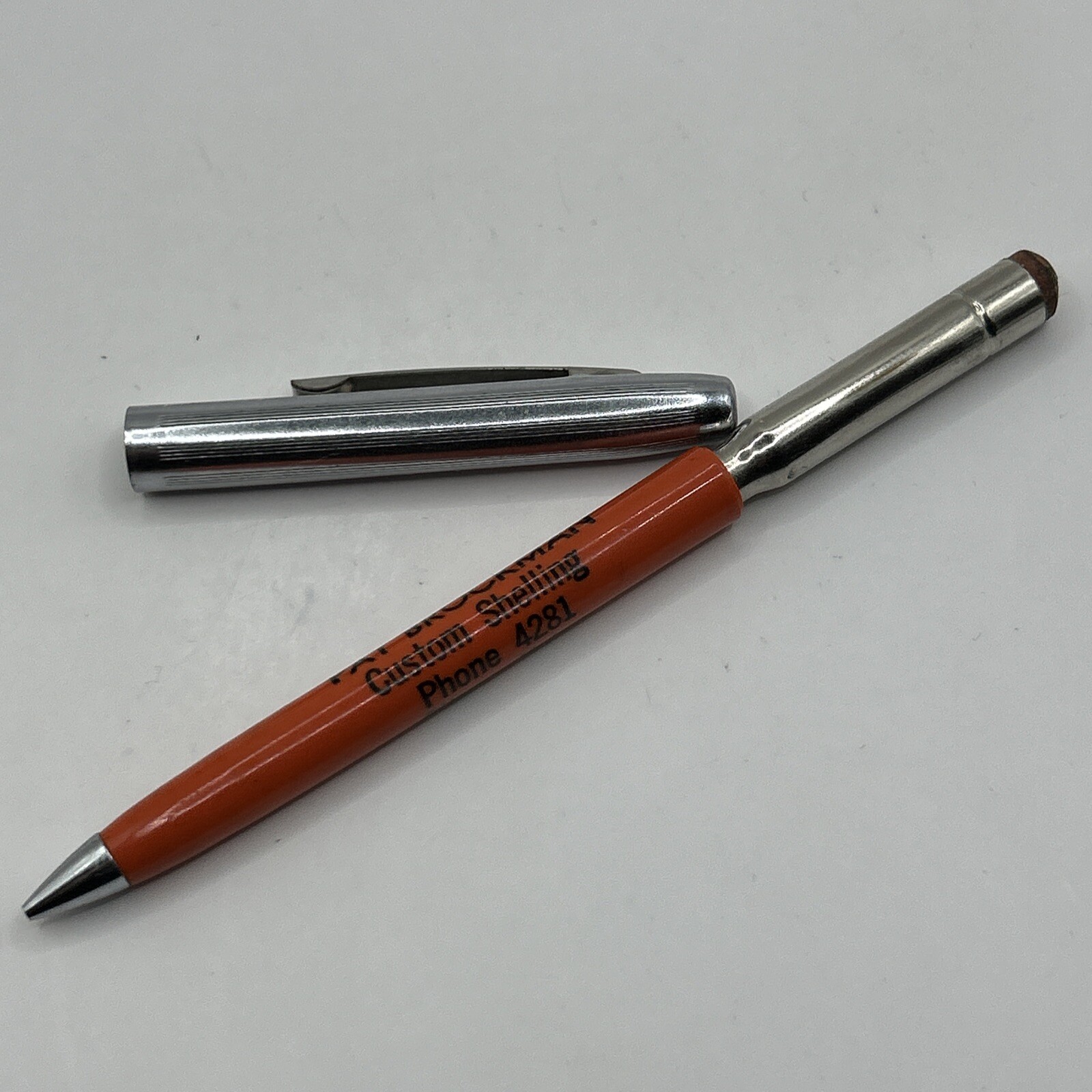 VTG Mechanical Pencil Pat Brockman Custom Shelling Pilger Nebraska