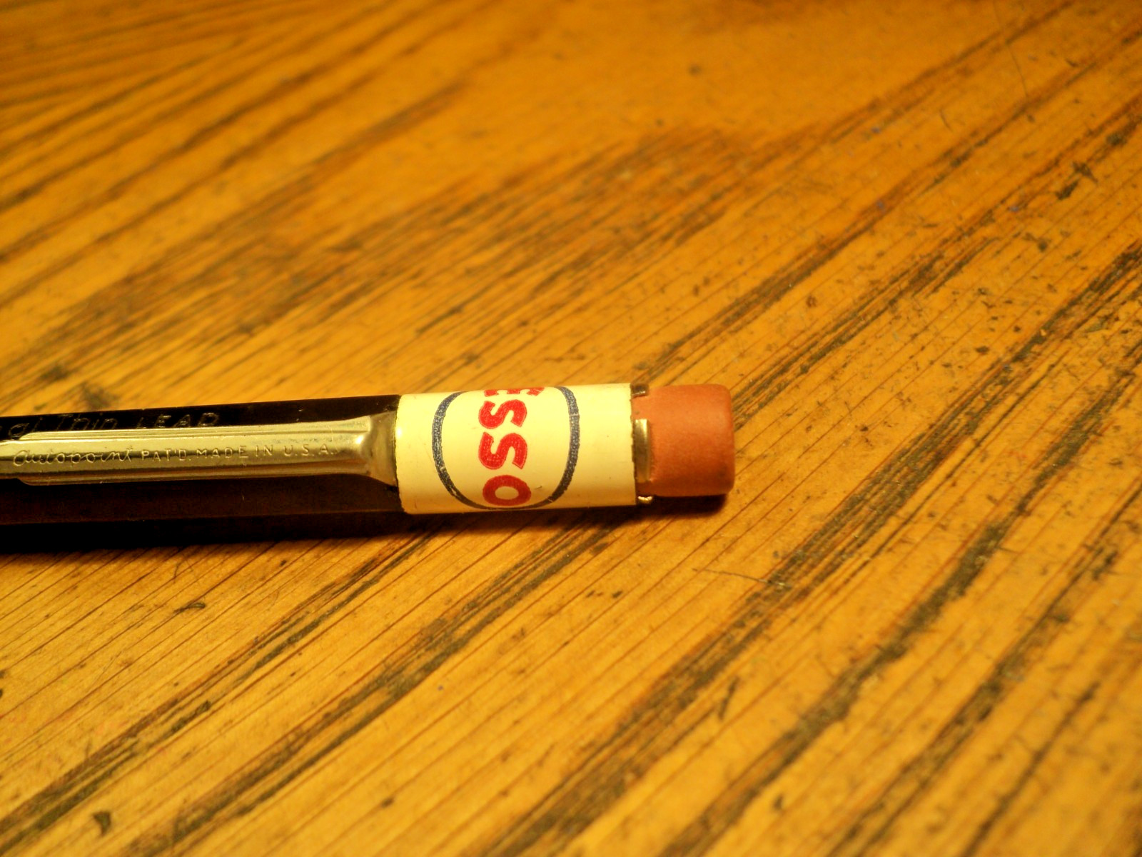 Vintage Autopoint Mechanical Pencil Esso Baltimore Refinery 5-1/2″ USA C