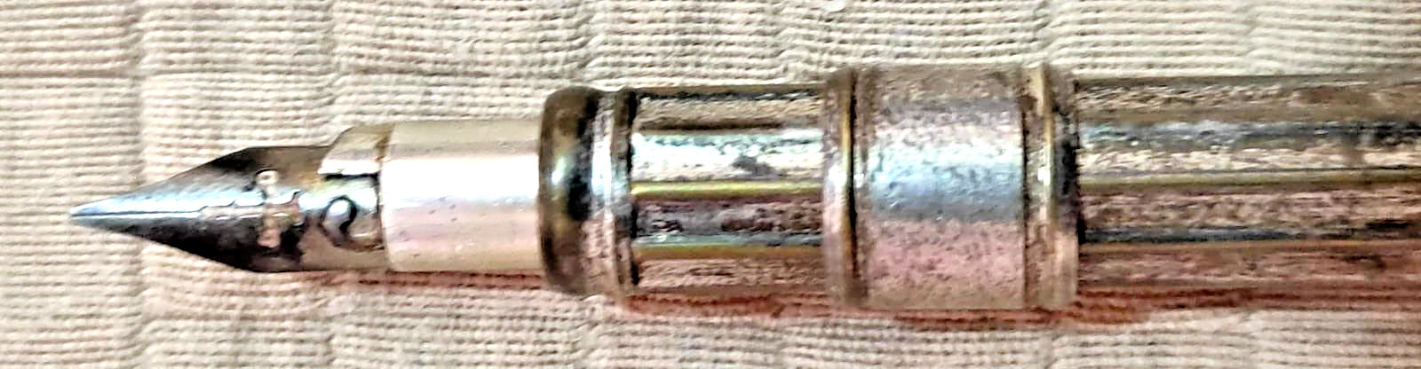 OLD DIP PEN & PENCIL COMBINATION , 11.4 CM LONG CLOSED