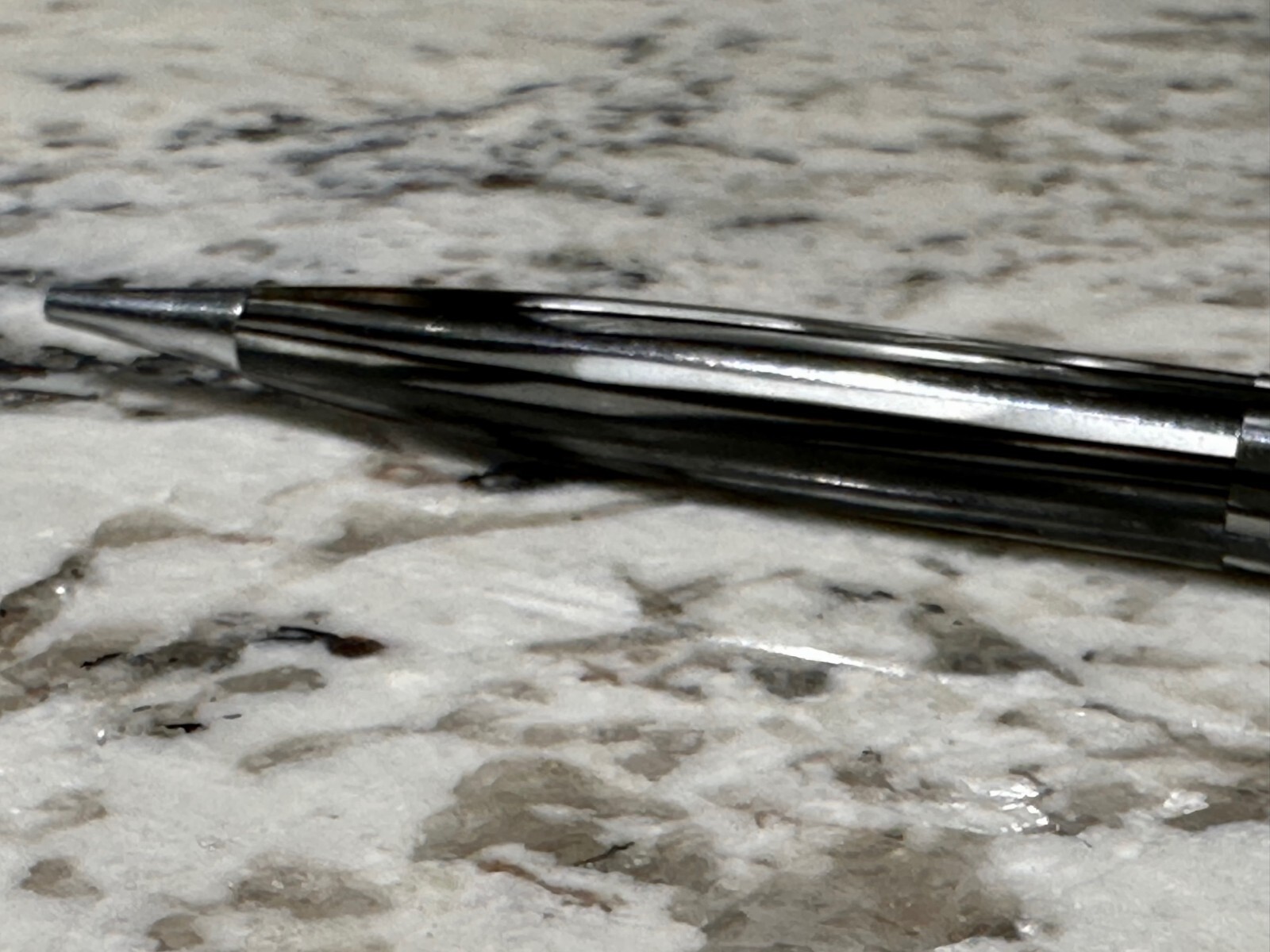 SHEAFFER Vintage Mechanical Pencil Marbled Gray Black Made in USA Needs Service