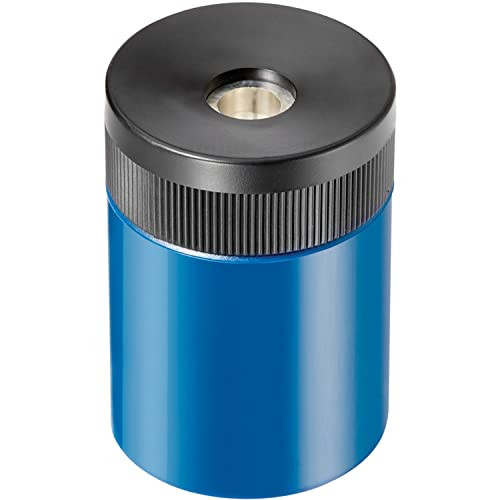 pencil sharpener, premium quality sharpener with screw-on lid, prevents