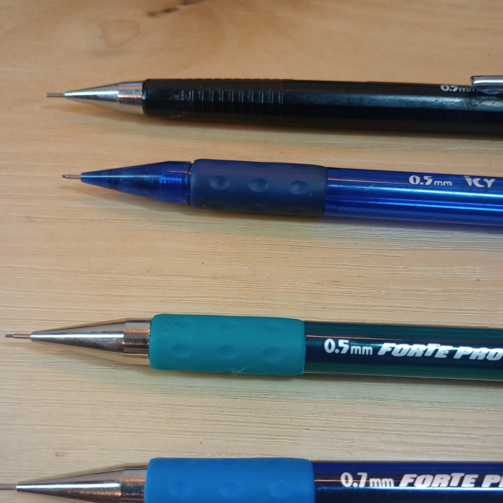Vintage Pentel Japan Mechanical Pencil Set of 4 AL25 P205 A75 A77