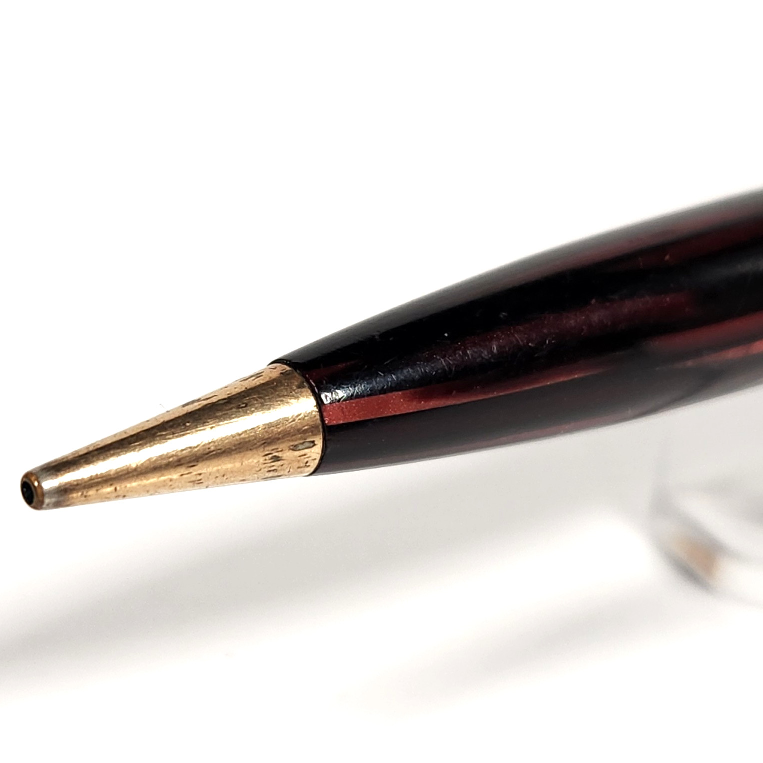 Vintage Sheaffer Balance 875 GT Mechanical Pencil Skyboy Carmine Red Used Works