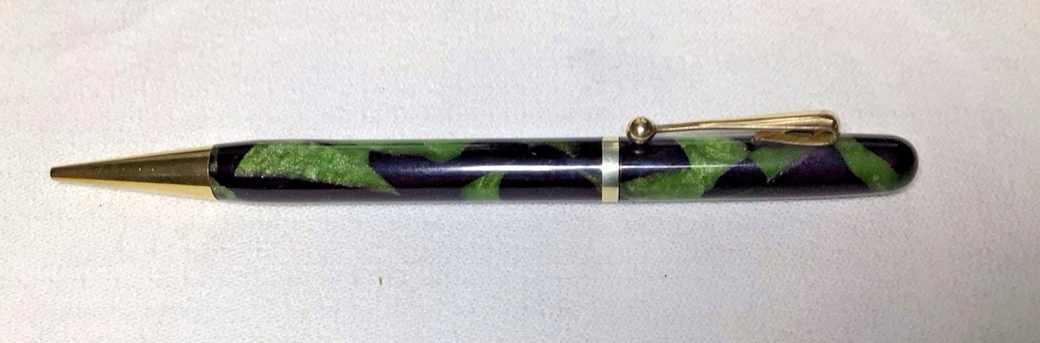 The Moore Pen Company Mechanical Pencil Green And Black Excellent Condition