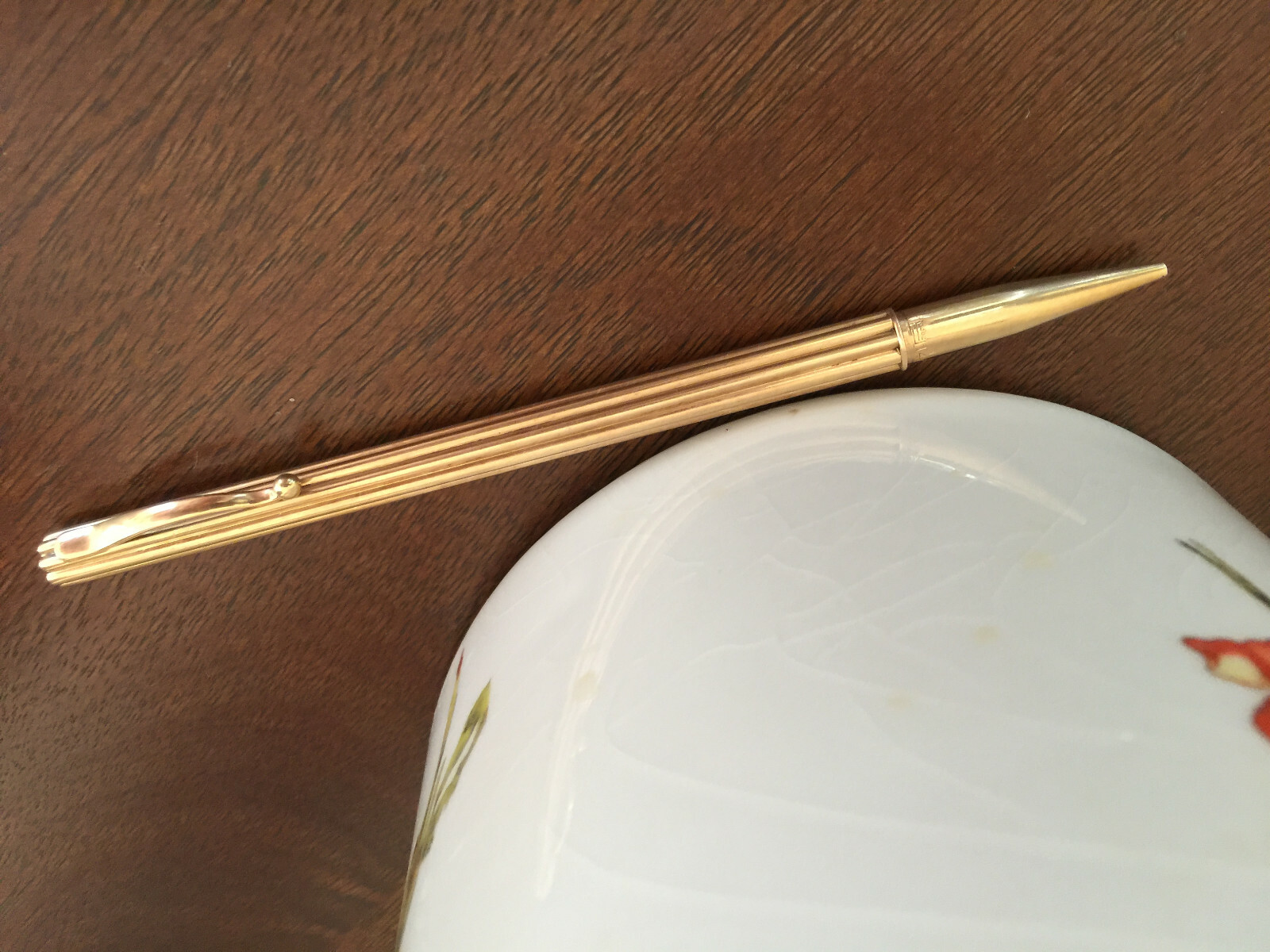 L.T. & son Vintage 14K Gold Sketching/Mechanical Architects Pencil Original Lead