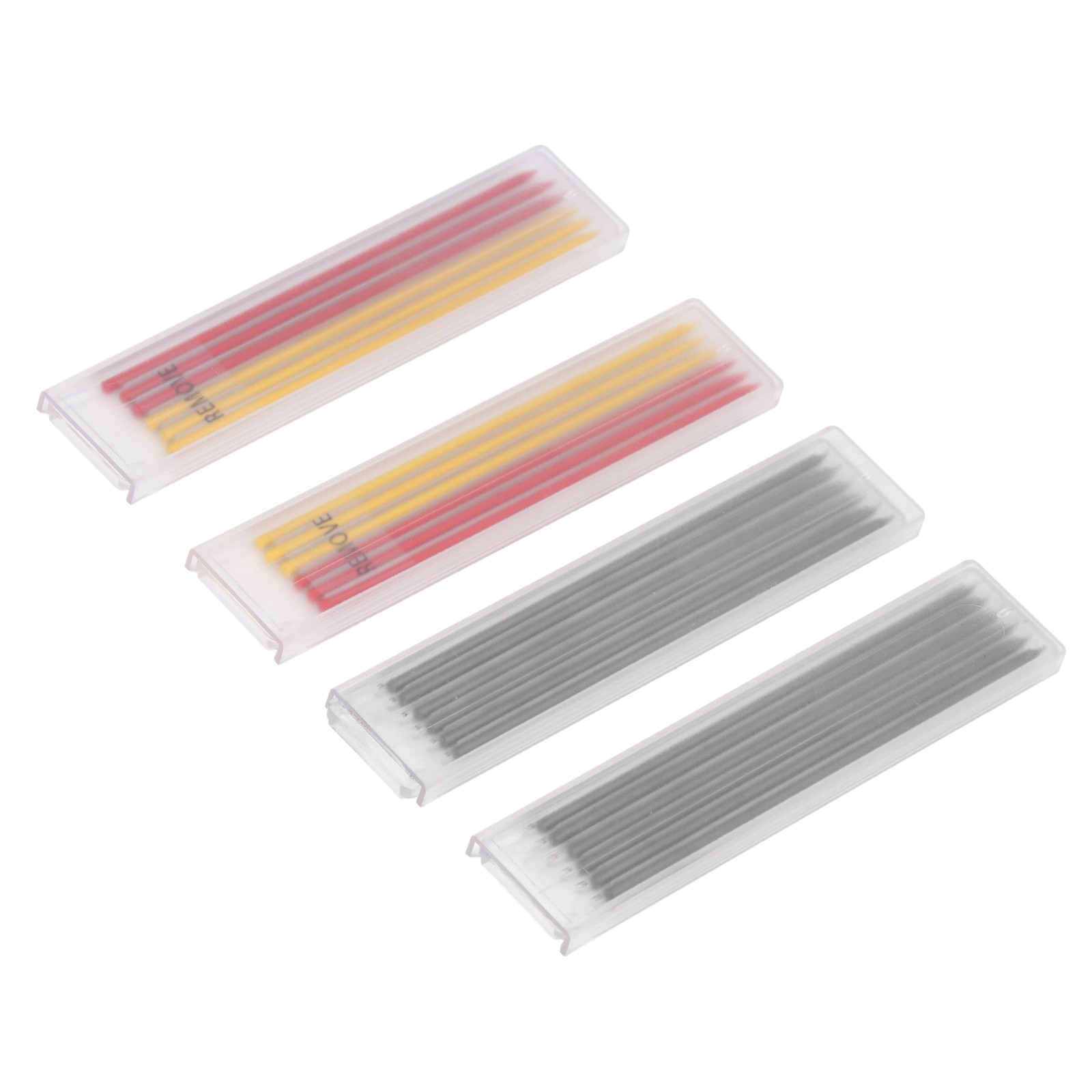 24Pcs Carpenter Pencil Refill Red Yellow Black Marking Scribing Tool Set For New