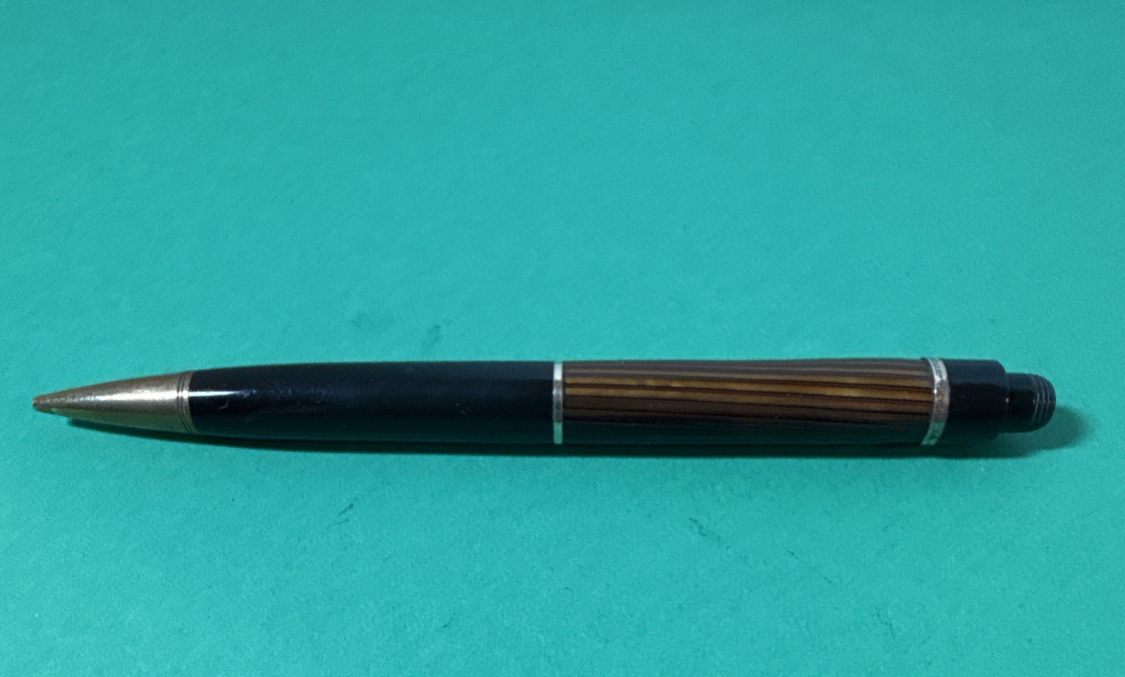 Vintage Eversharp Skyline Striped Mechanical Pencil Thin Lead Engraved