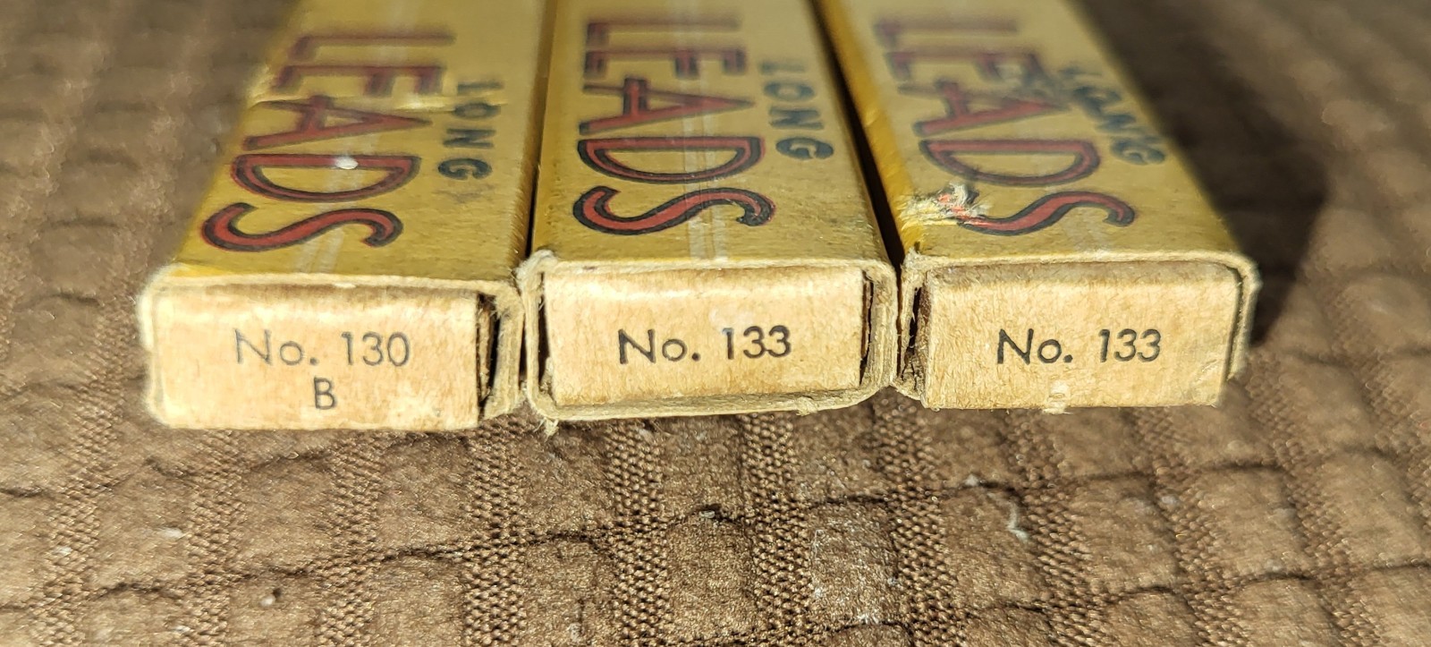 VINTAGE SCRIPTO Extra Strong Drawing Writing Long Lead Black no.130, 133 Red