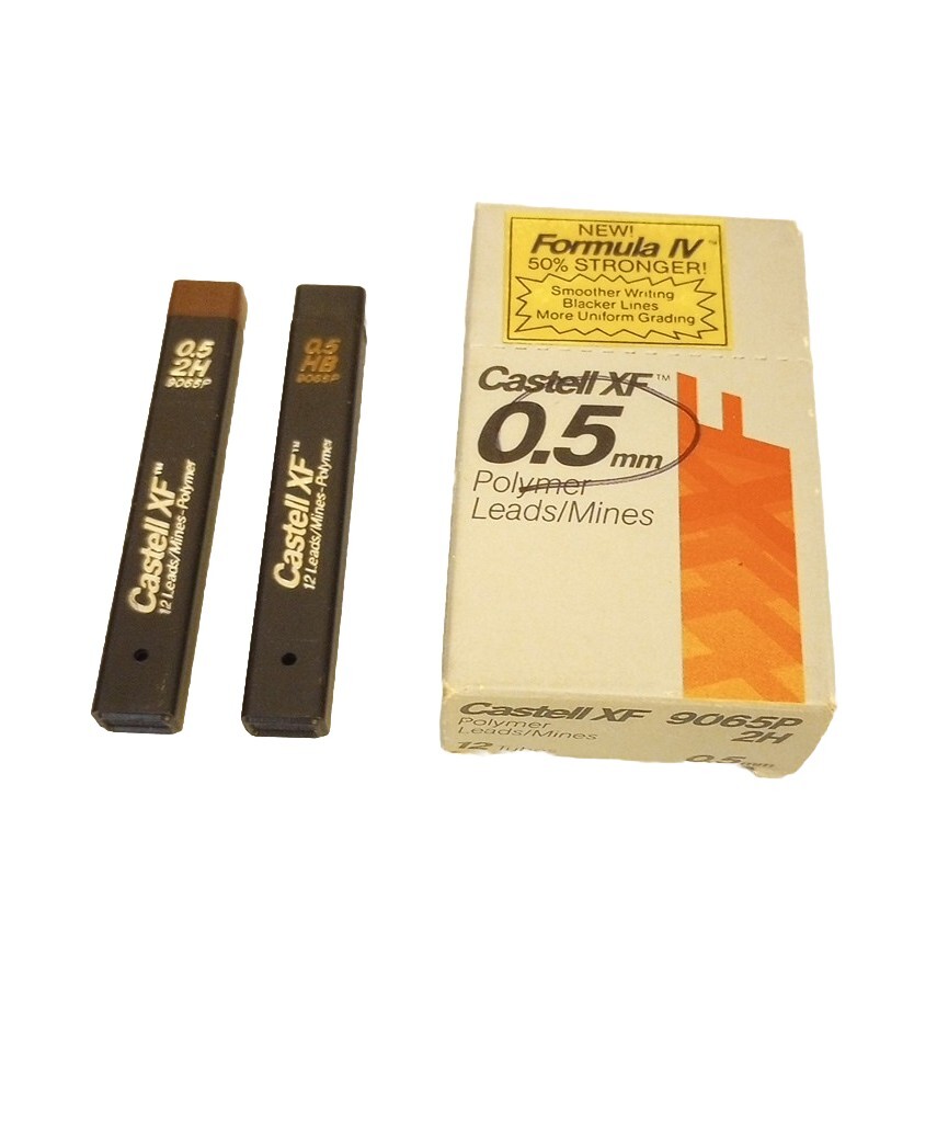 Faber-Castell Pencil Lead 0.5 mm Refills – X Fine Polymer – 11 Boxes Of 12 Leads