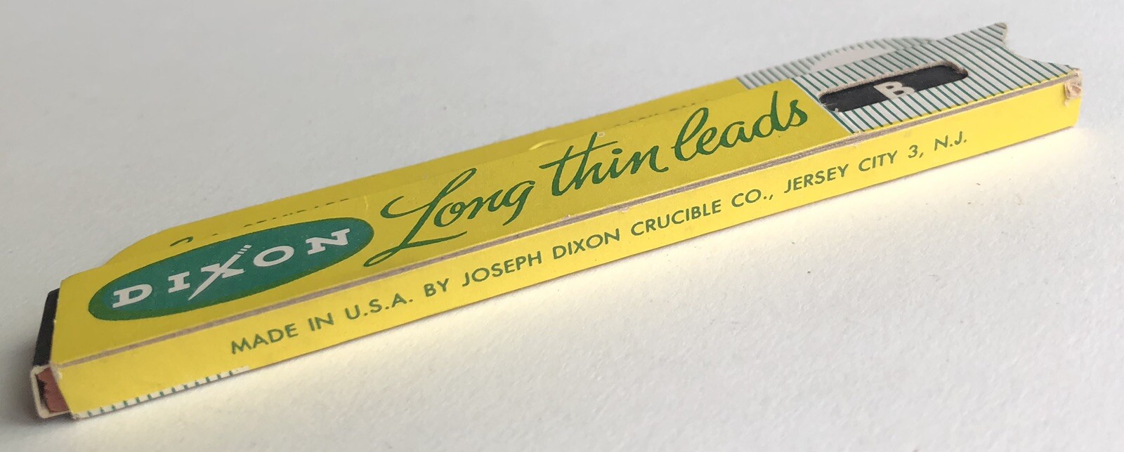 Vintage DIXON Mechanical Pencil Lead 1.1mm B 12pk NOS Sleeve Card USA