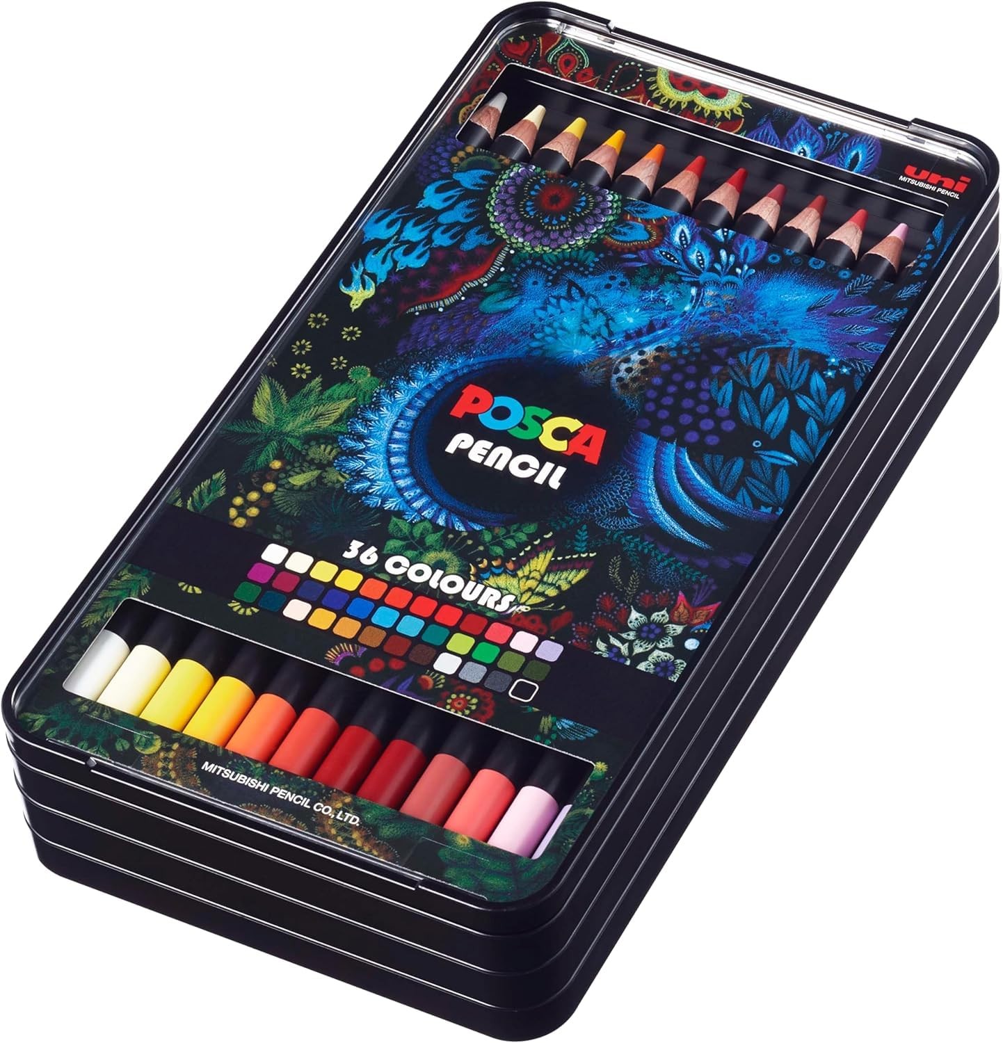 POSCA® Colored Pencils, Soft Core, 36 Count, 1 Count (Pack of 36), Assorted