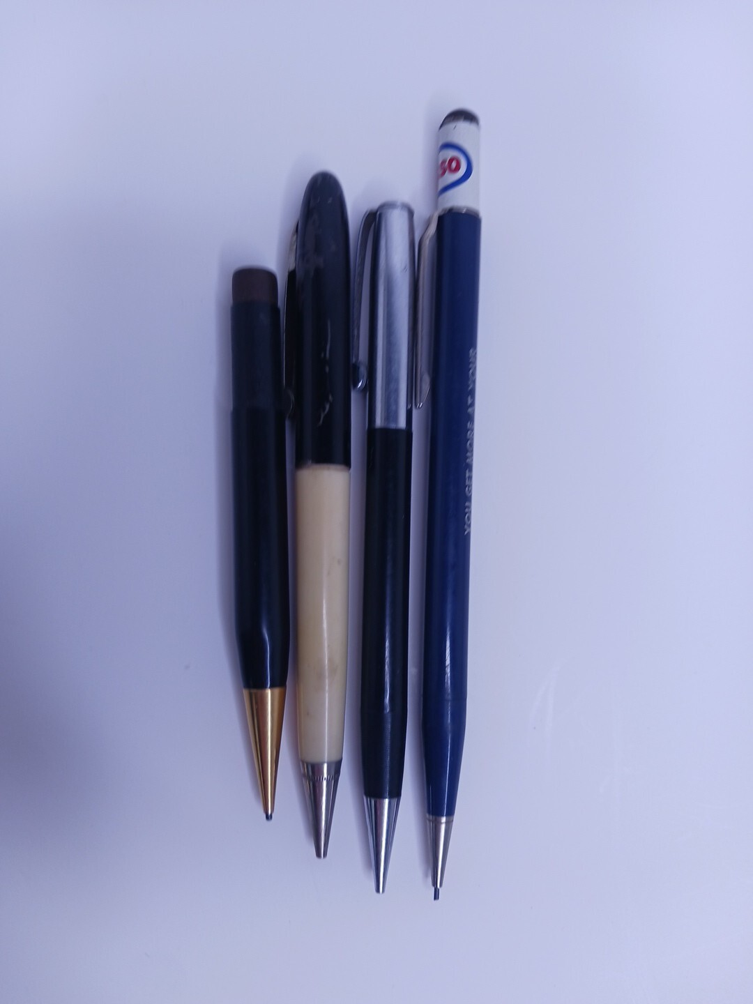 Vintage Mechanical Pencil Lot Of 4 Untested Autopoint Remington Ritepoint