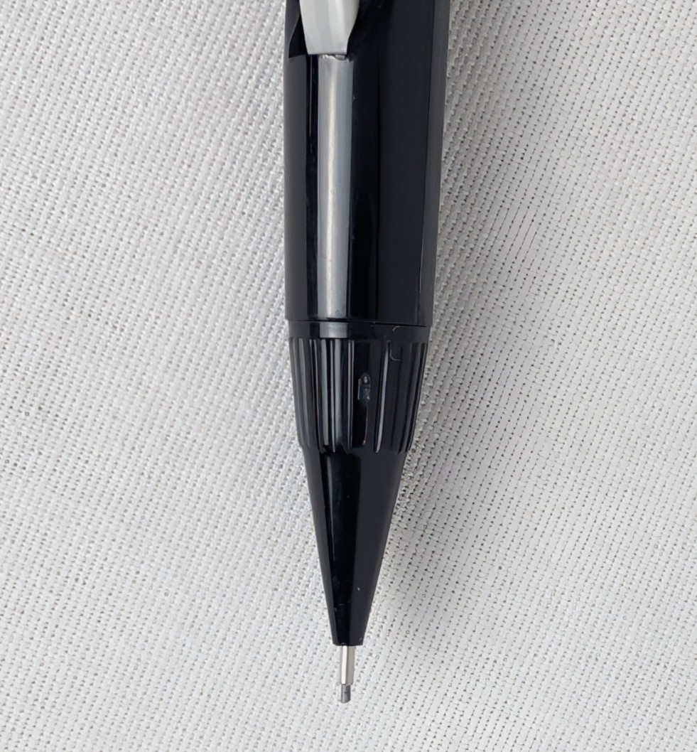 Vintage Pentel Quicker Clicker Junior PD325 Black Mechanical Pencil