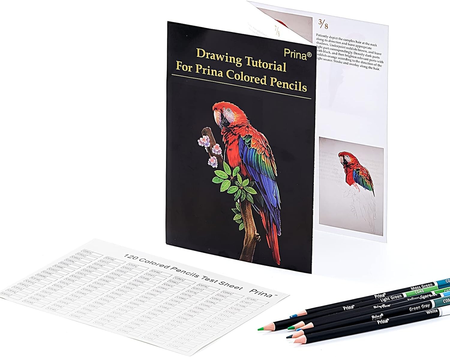 PRINA Art Supplies 120 Colors Colored Pencils Set for Adults Multicolor