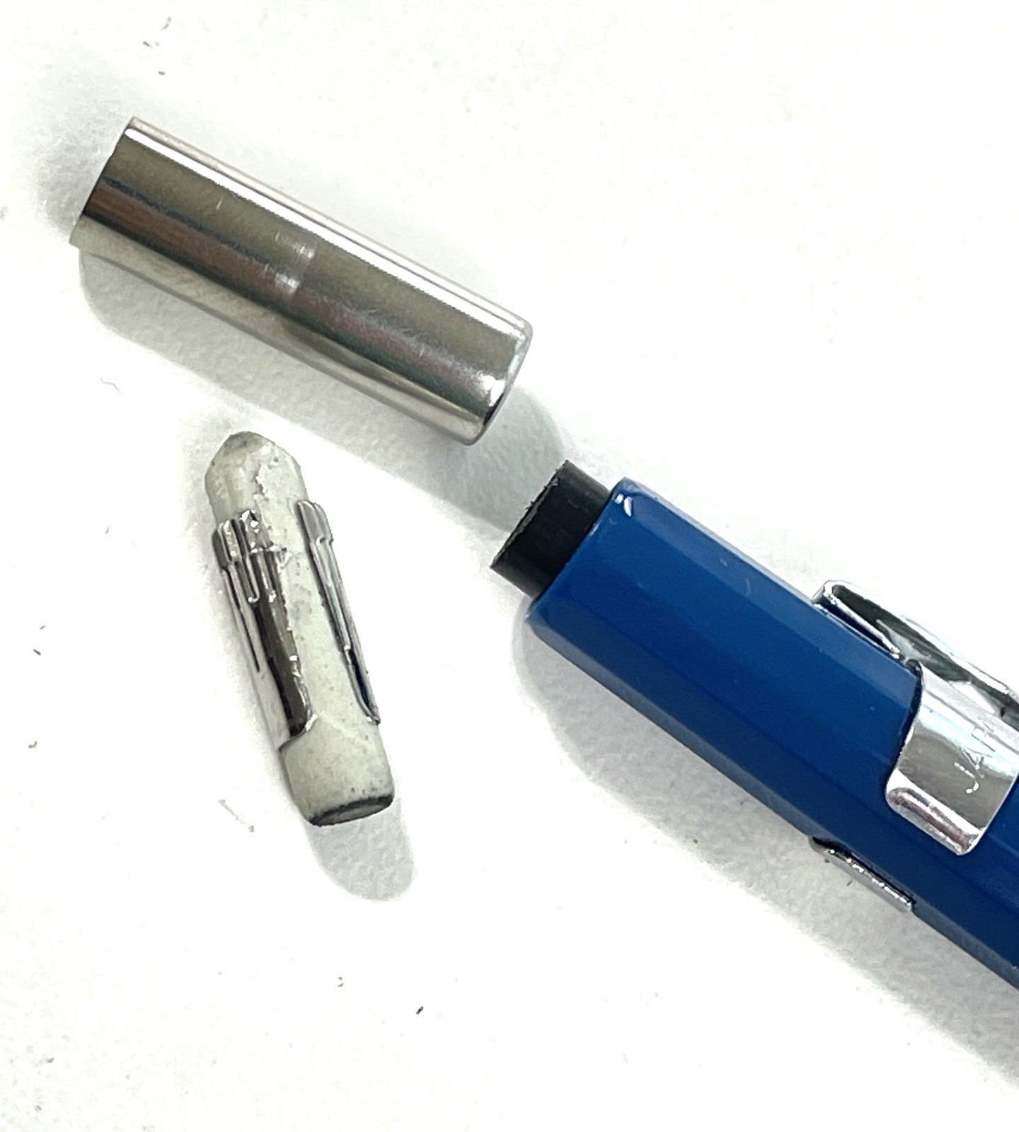 Vintage Pentel PS315 0.5mm Mechanical Pencil Japan Blue w/Lead Refills