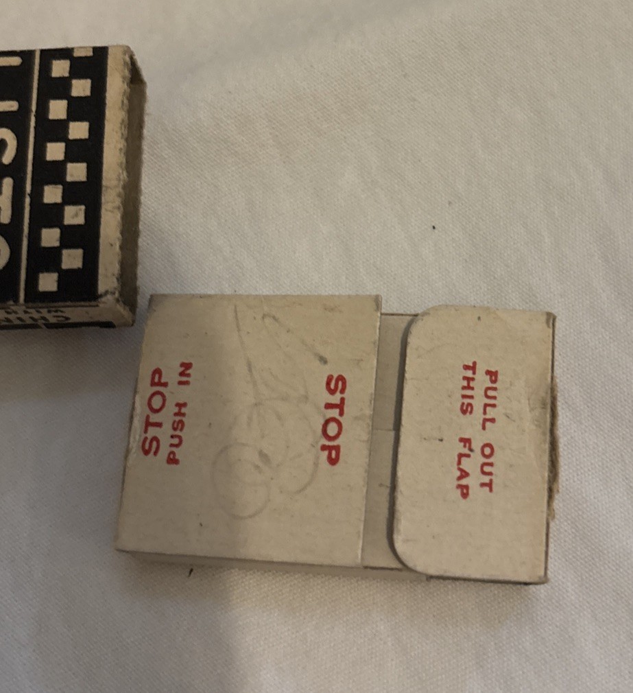 Vintage Listo Lead Black No. 162 Original 3 Pieces In The Box