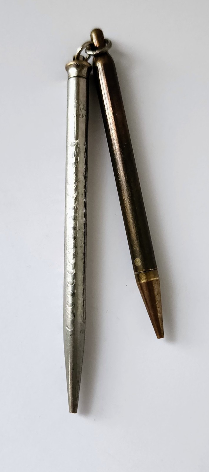 Antique Redipoint Patented Pencil & Japanese Mini Pencil Charm Set