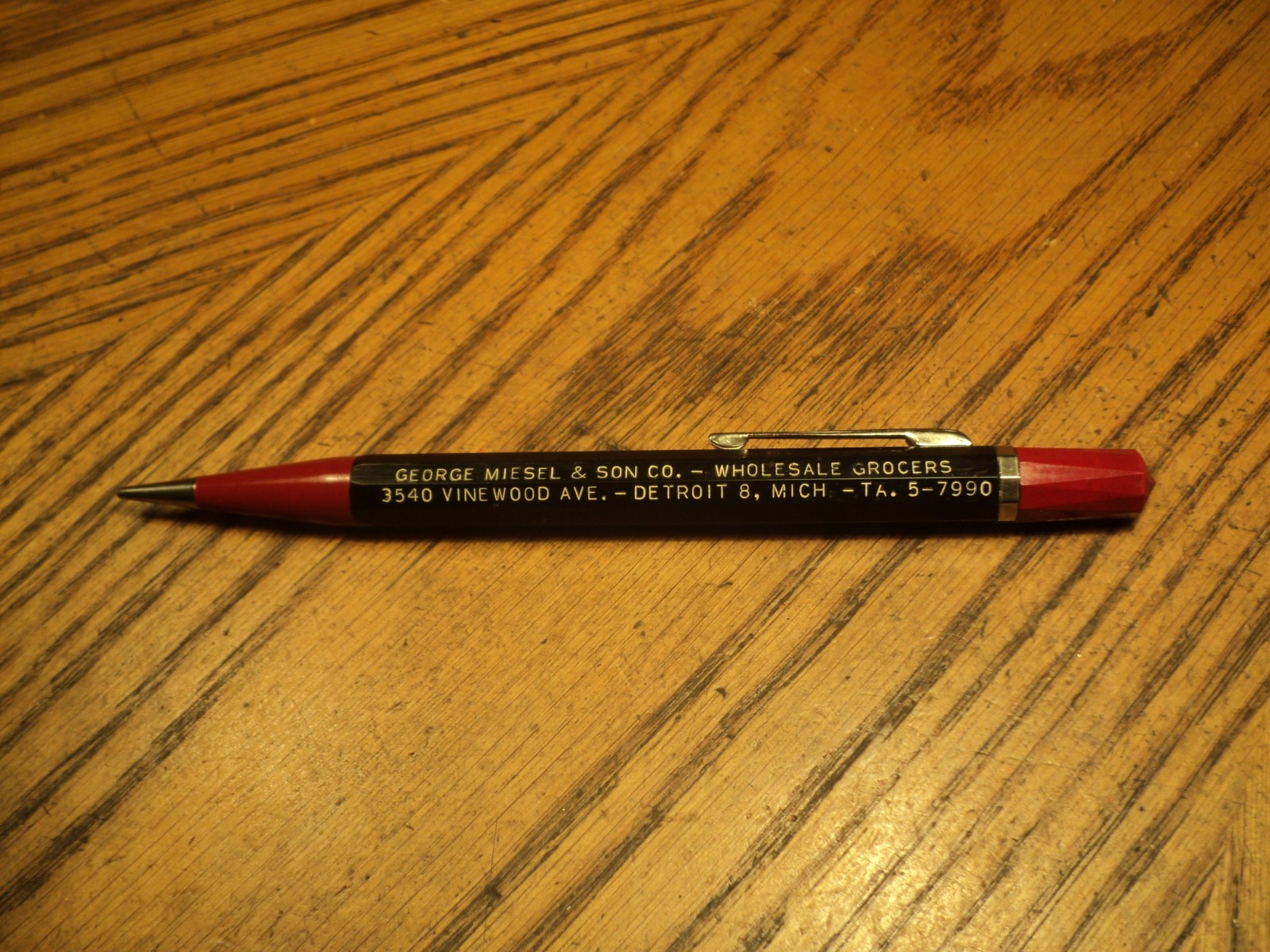 Vintage Autopoint Mechanical Pencil George Miesel & Son Co 5-3/4″ Long USA A