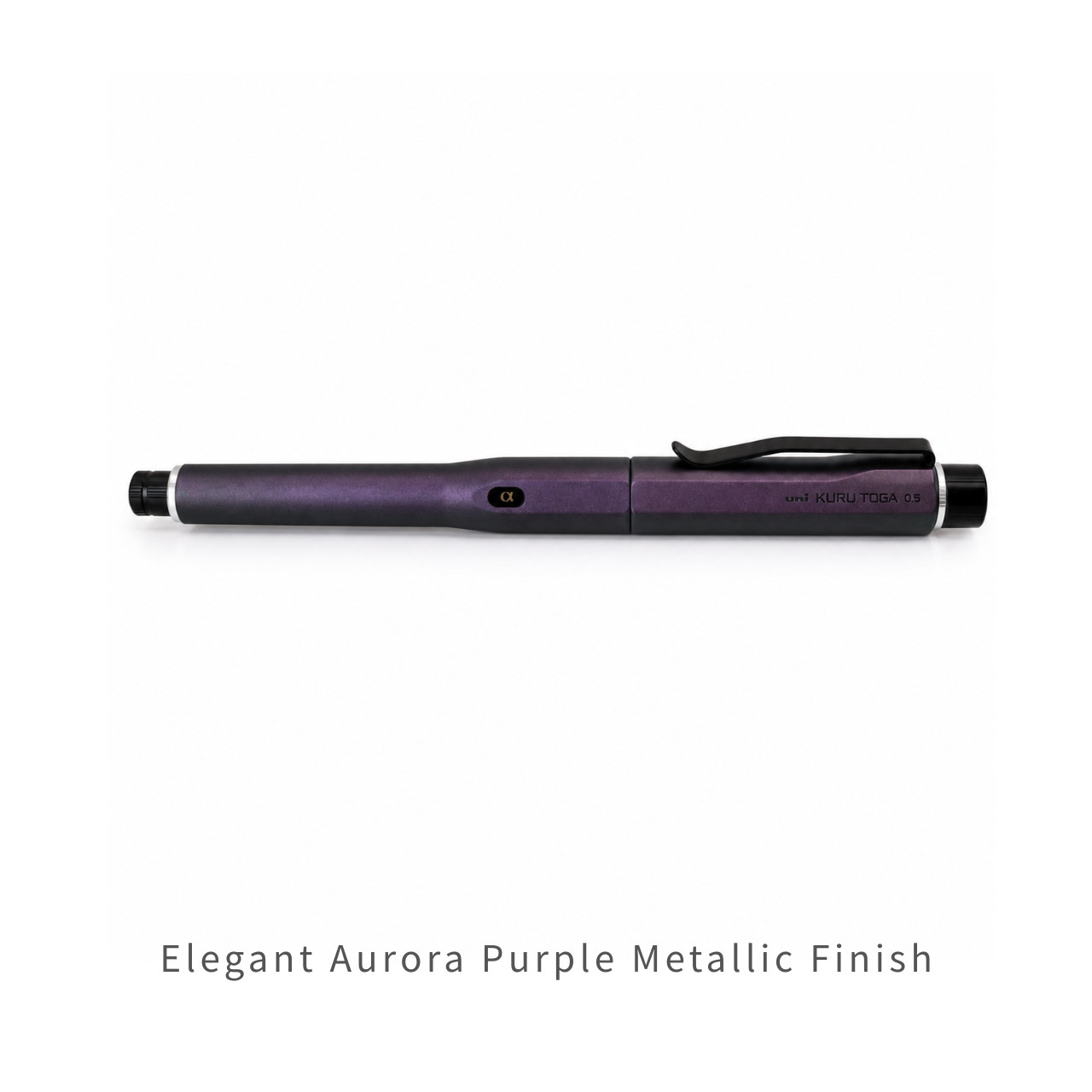 Uni Kuru Toga Dive 0.5mm Mechanical Pencil Aurora Purple M5-5000 Japan