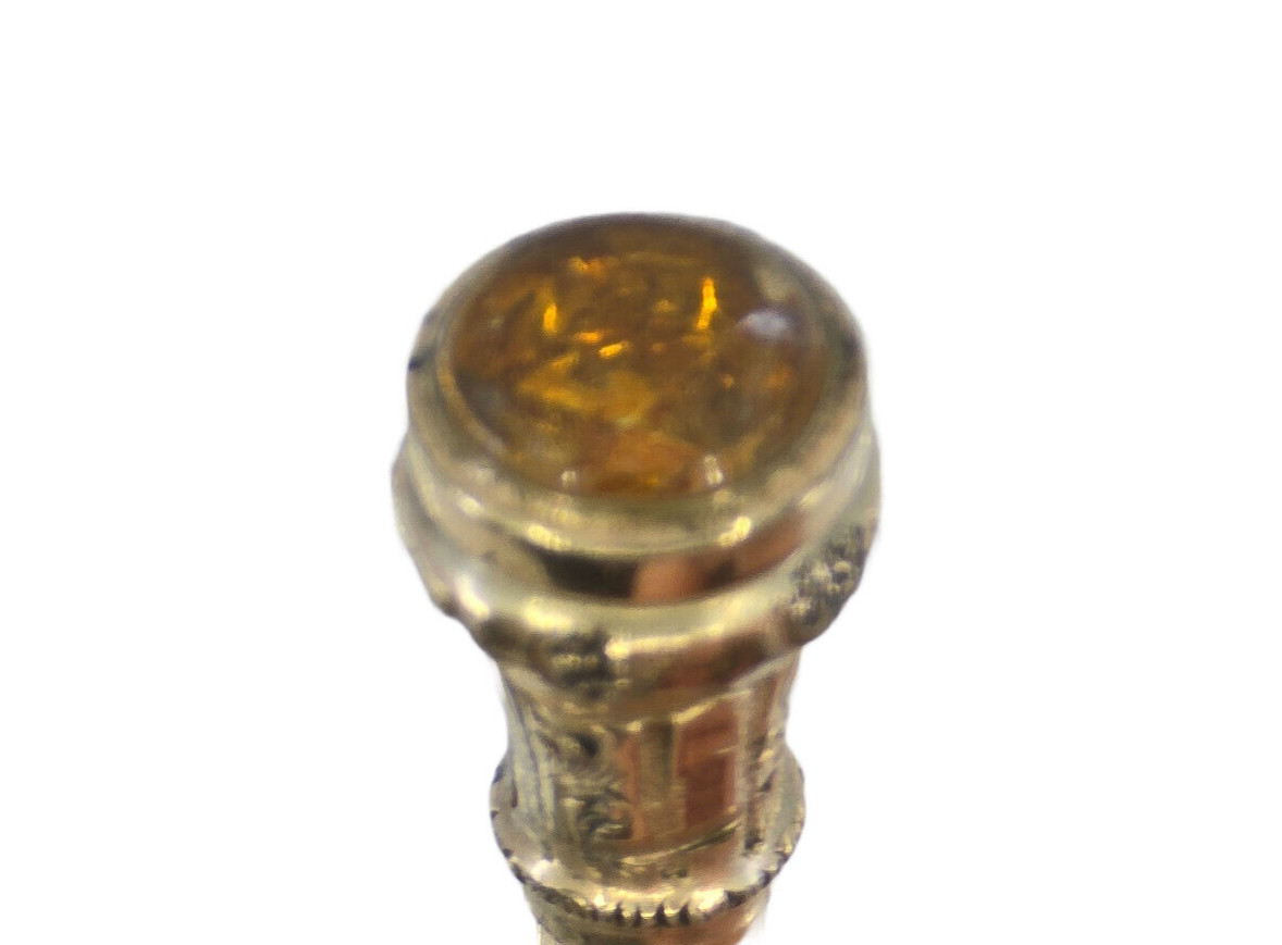 ANTIQUE SOLID 9K GOLD VICTORIAN MECHANICAL PENCIL / TESTED GOLD with XRF MACHINE