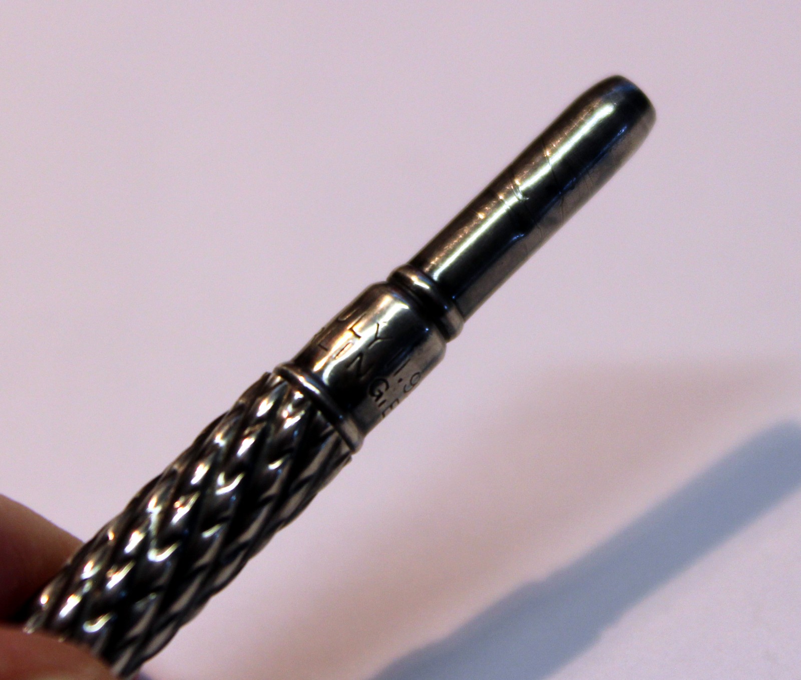 1899 Sterling Silver Eagle Mechanical Pencil with working twist mechanism