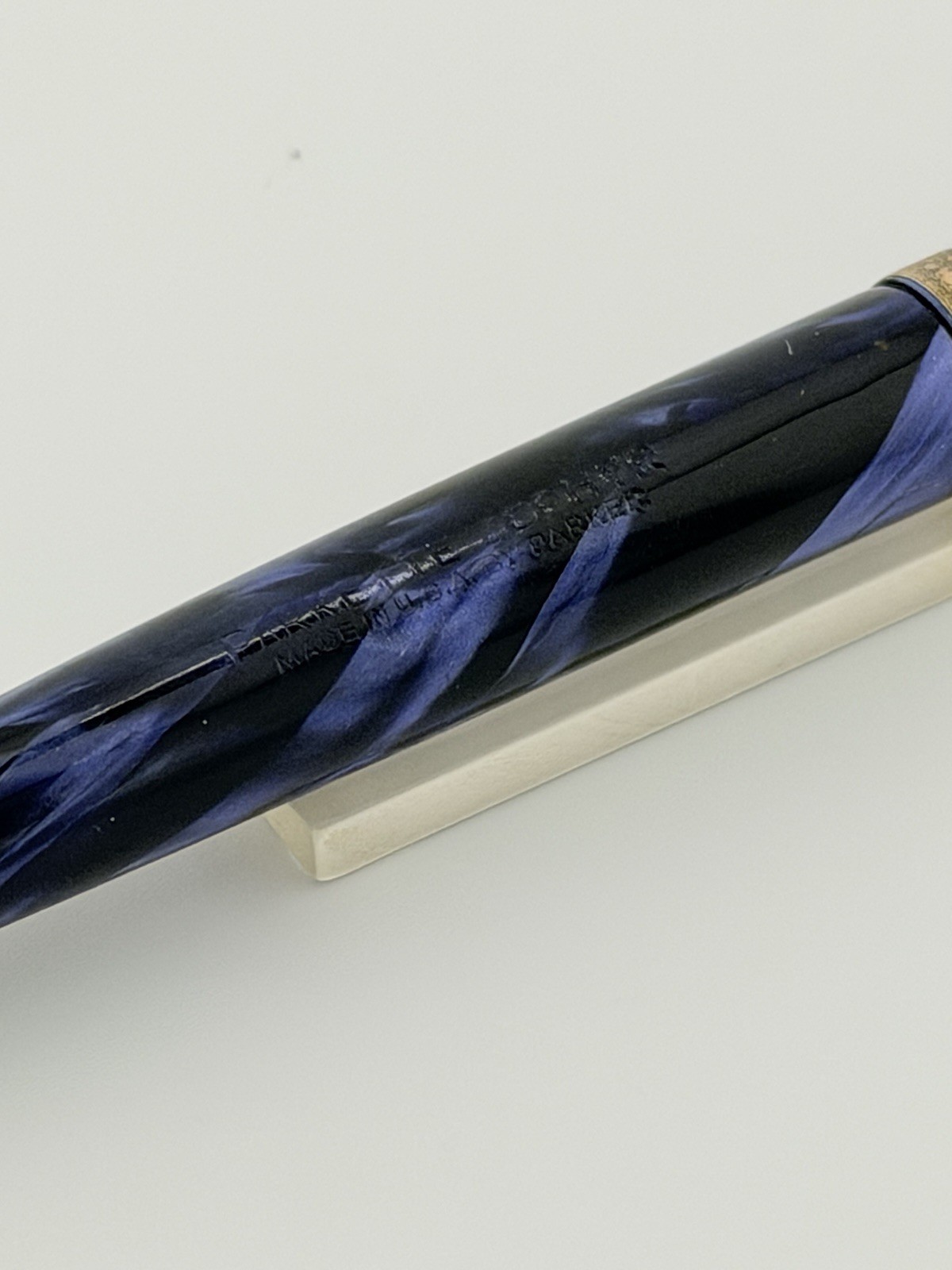 Vintage PARKETTE Made By Parker Mechanical Pencil Marble Blue Super Rare