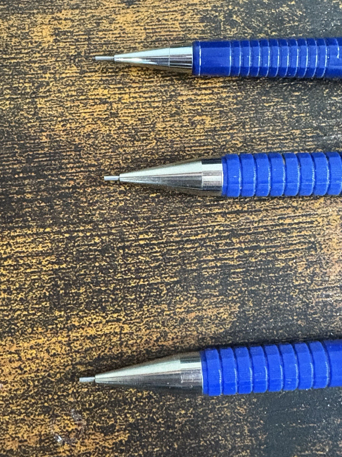 Vtg Pentel Mechanical Pencil Lot P225 0.5mm, P203 0.3mm, P217 & A57 Forte 0.7mm